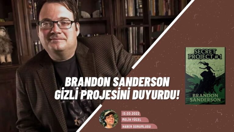 Brandon Sanderson Gizli Projesini Nihayet Açıkladı!